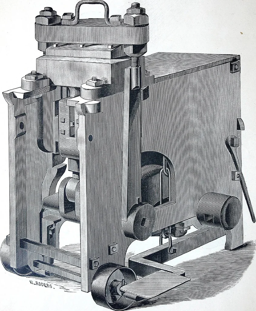 An illustration from F.L. & D.R. Carnell Iron Founders and Machinists and Manufacturers of Brick Machinery, 1876, leaf 15