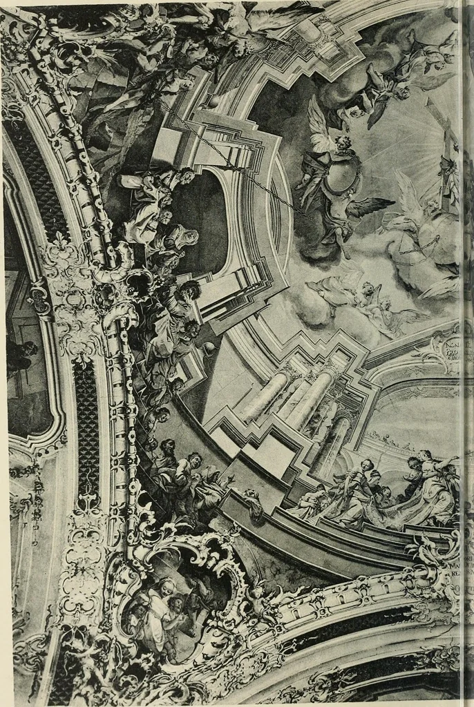 An illustration from Die Entwicklung der barocken Decken-malerei in Tirol. Mit 44 Tafeln und 6 Doppeltafeln, 1912, leaf 501