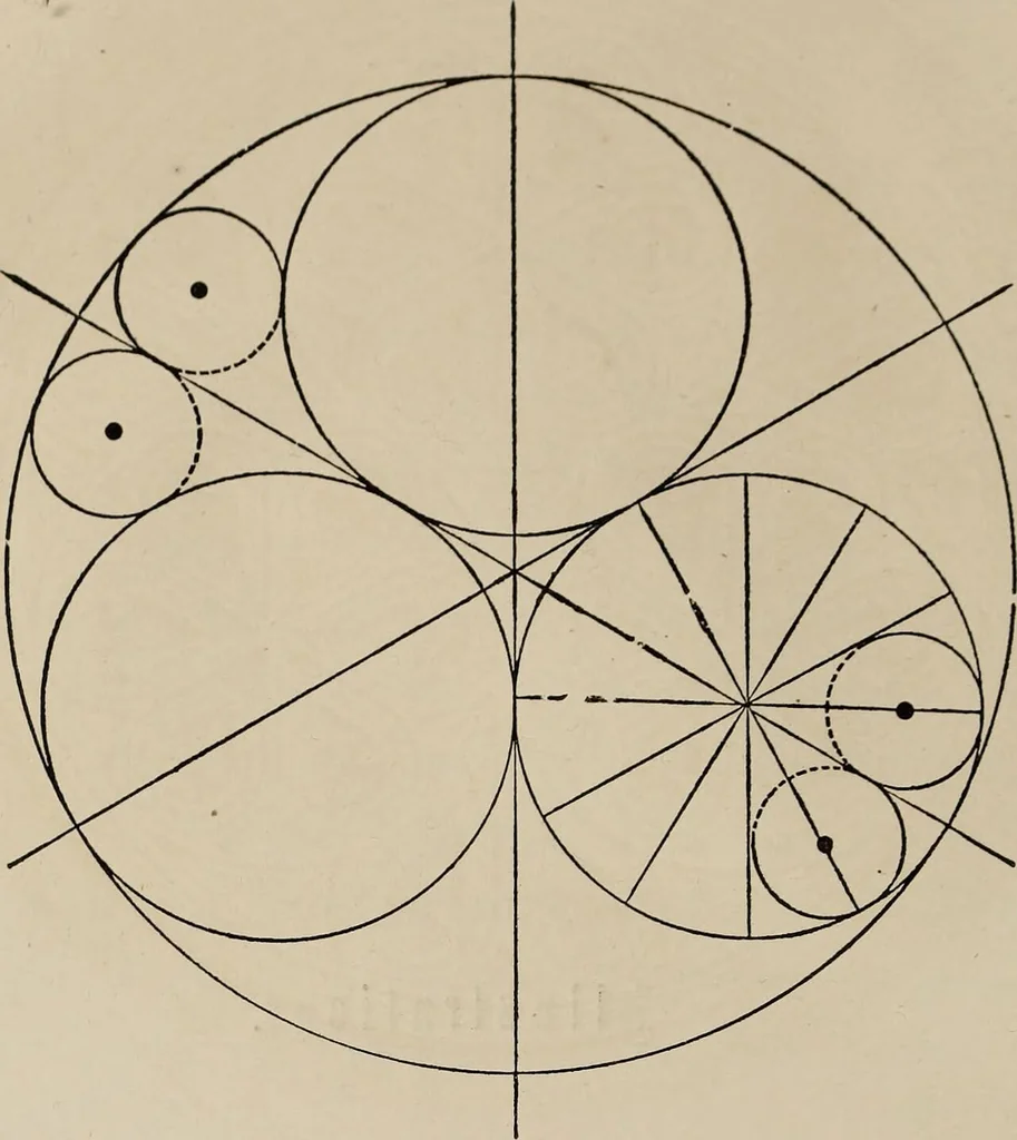 An illustration from The power of form applied to geometric tracery : one hundred designs and their foundations resulting from one diagram, 1851, leaf 31