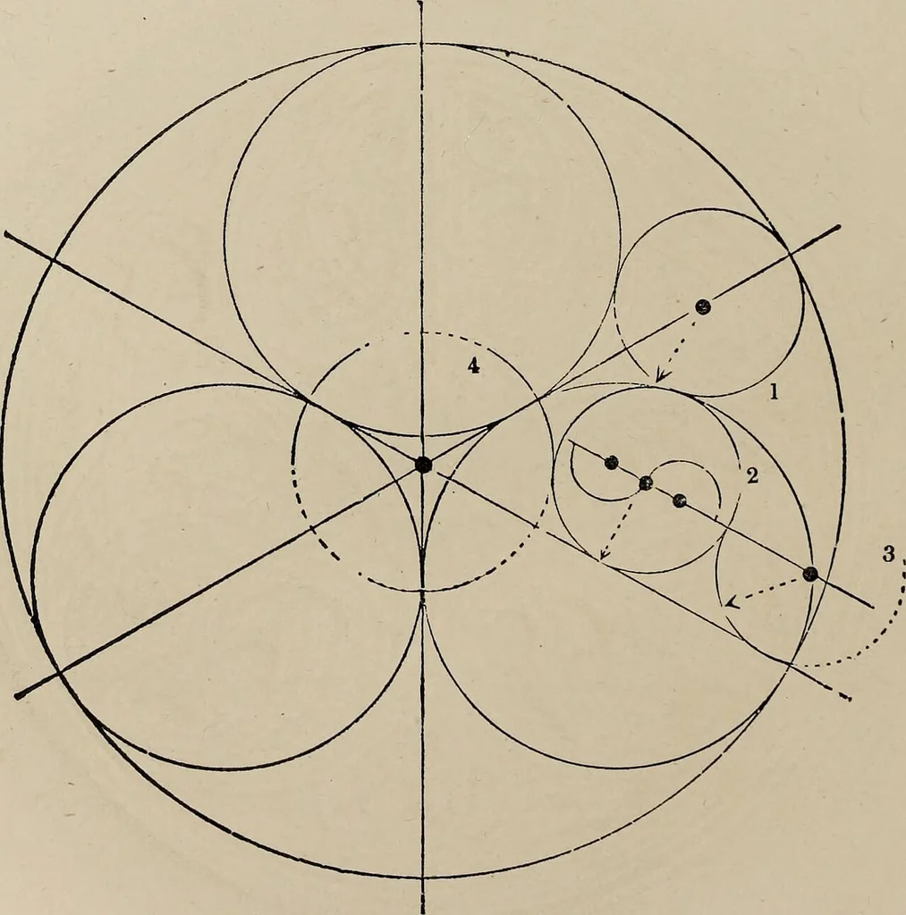 An illustration from The power of form applied to geometric tracery : one hundred designs and their foundations resulting from one diagram, 1851, leaf 35