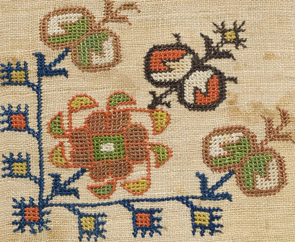 An illustration from (Embroidery sample book), 1800, leaf 11