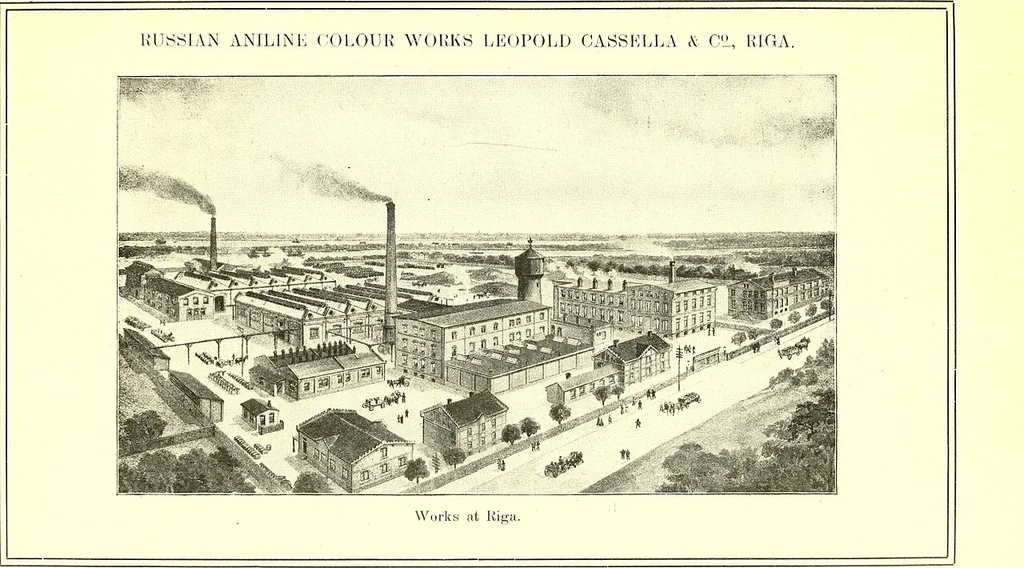 An illustration from The dyeing of leather with the dyestuffs of Cassella Color Company, 1910, leaf 6