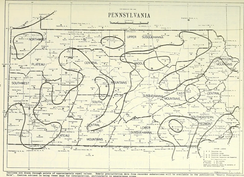 An illustration from Climatological data, Pennsylvania, 1896, leaf 60