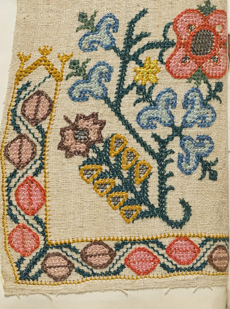 An illustration from (Embroidery sample book), 1800, leaf 31