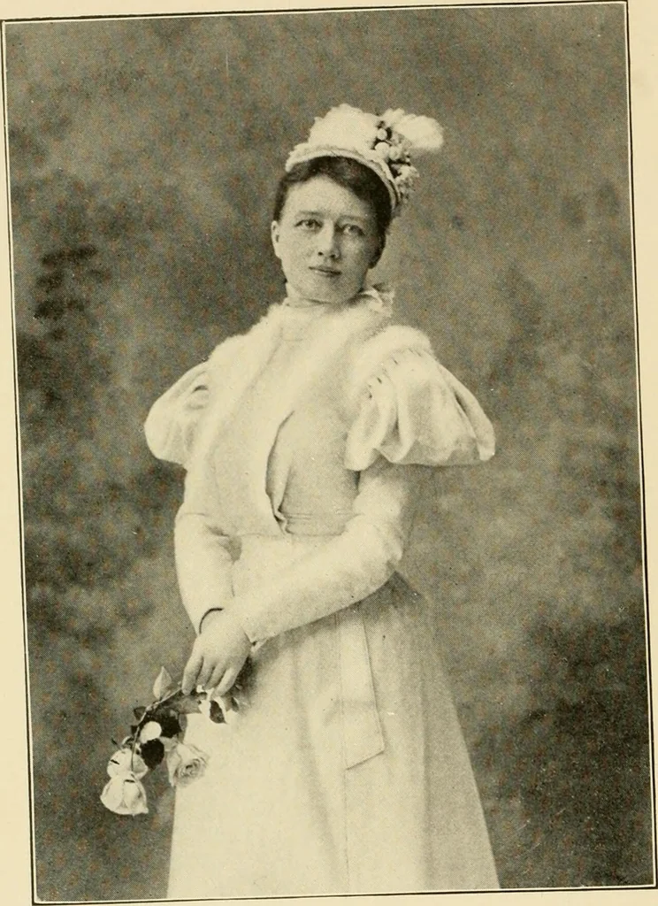 An illustration from Greeting to America; reminiscences and impressions of my travels, kindergarten suggestions, 1900, leaf 9