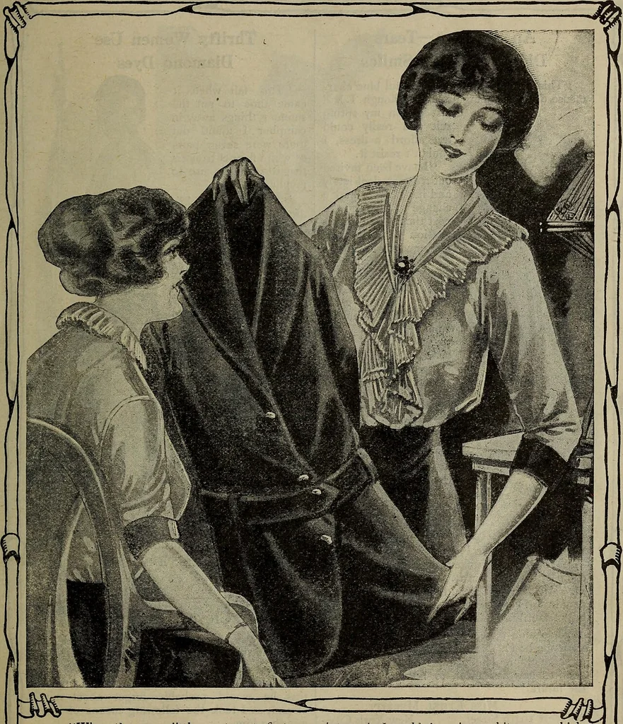 An illustration from Diamond dye annual, and direction book, 1914, leaf 10