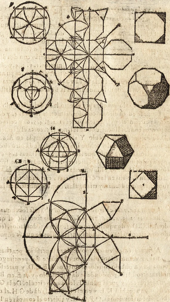 An illustration from Varia conmensuracion para le escultura y arquitectura, 1675, leaf 58
