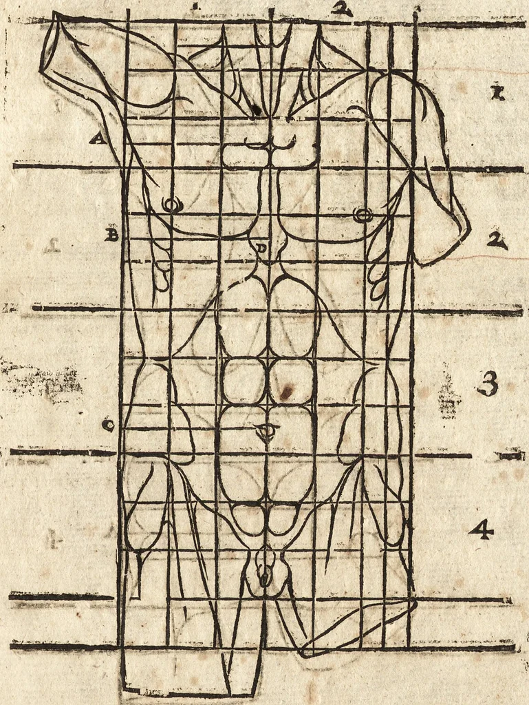 An illustration from Varia conmensuracion para le escultura y arquitectura, 1675, leaf 98