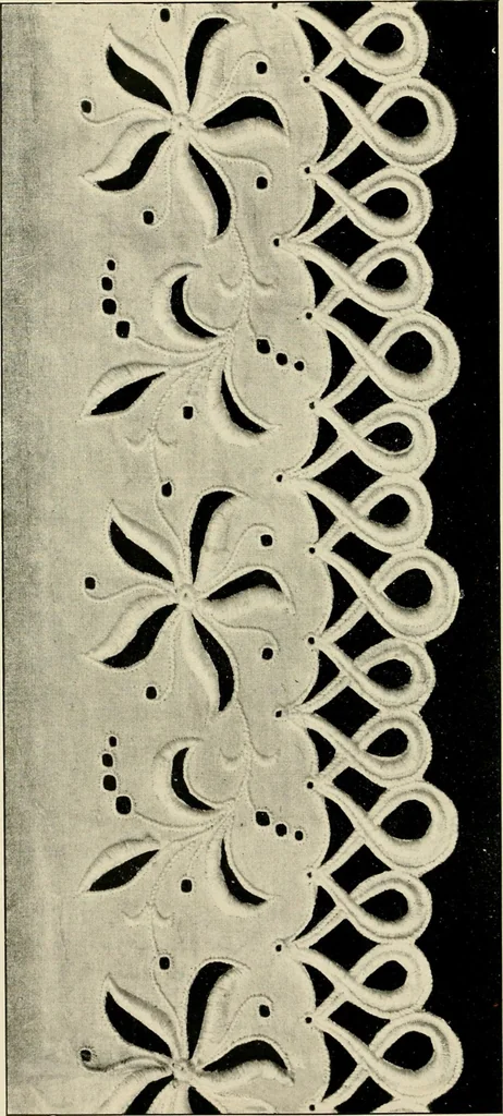 An illustration from How to work embroidery stitches; a practical method with 69 illustrations, 1909, leaf 39