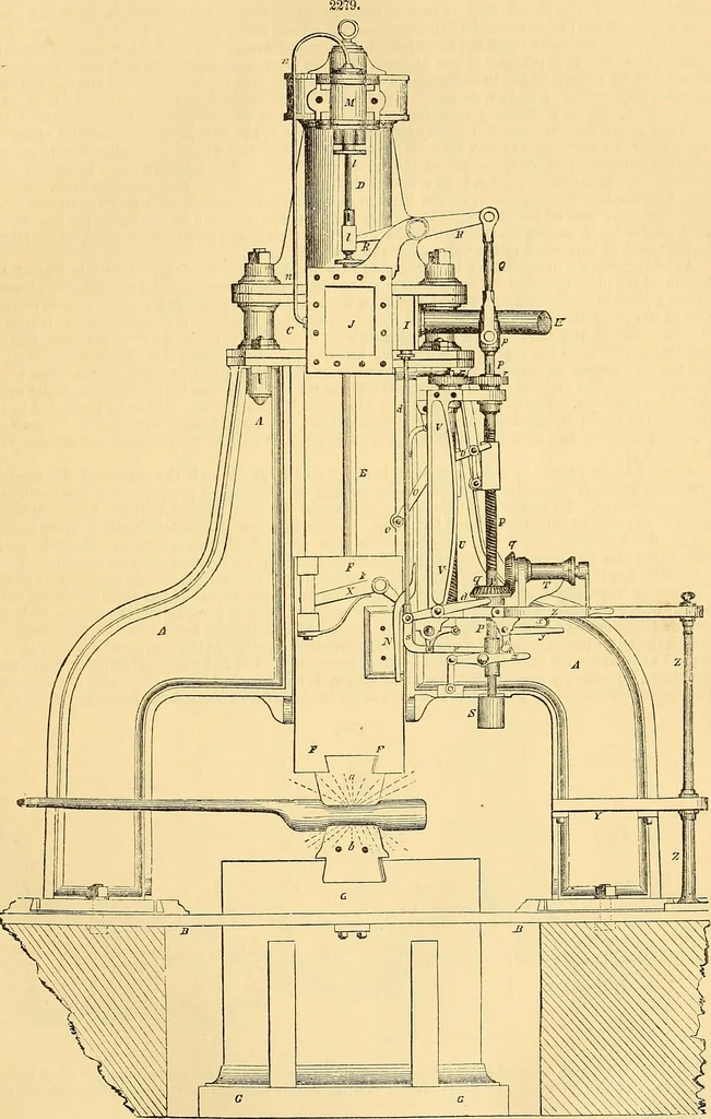An illustration from Appletons' cyclopaedia of applied mechanics: a dictionary of mechanical engineering and the mechanical arts, 1880, leaf 98