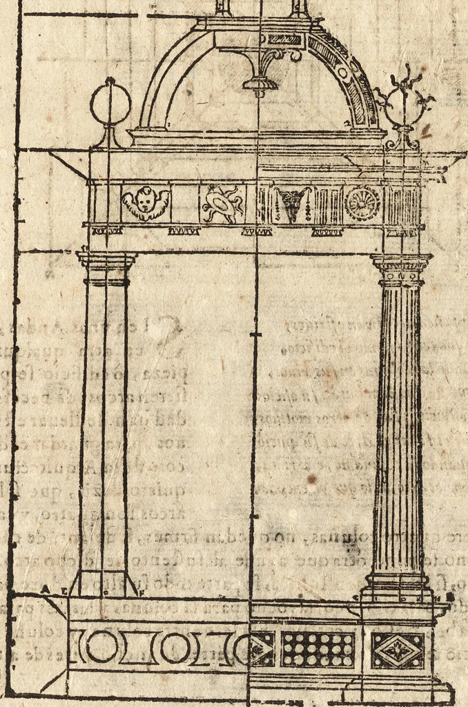 An illustration from Varia conmensuracion para le escultura y arquitectura, 1675, leaf 260