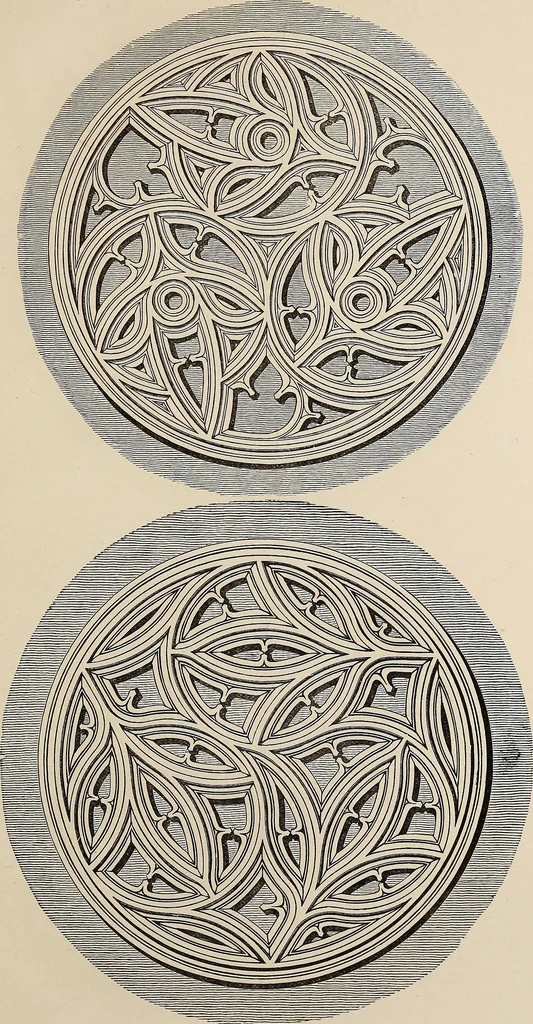 An illustration from The power of form applied to geometric tracery : one hundred designs and their foundations resulting from one diagram, 1851, leaf 78