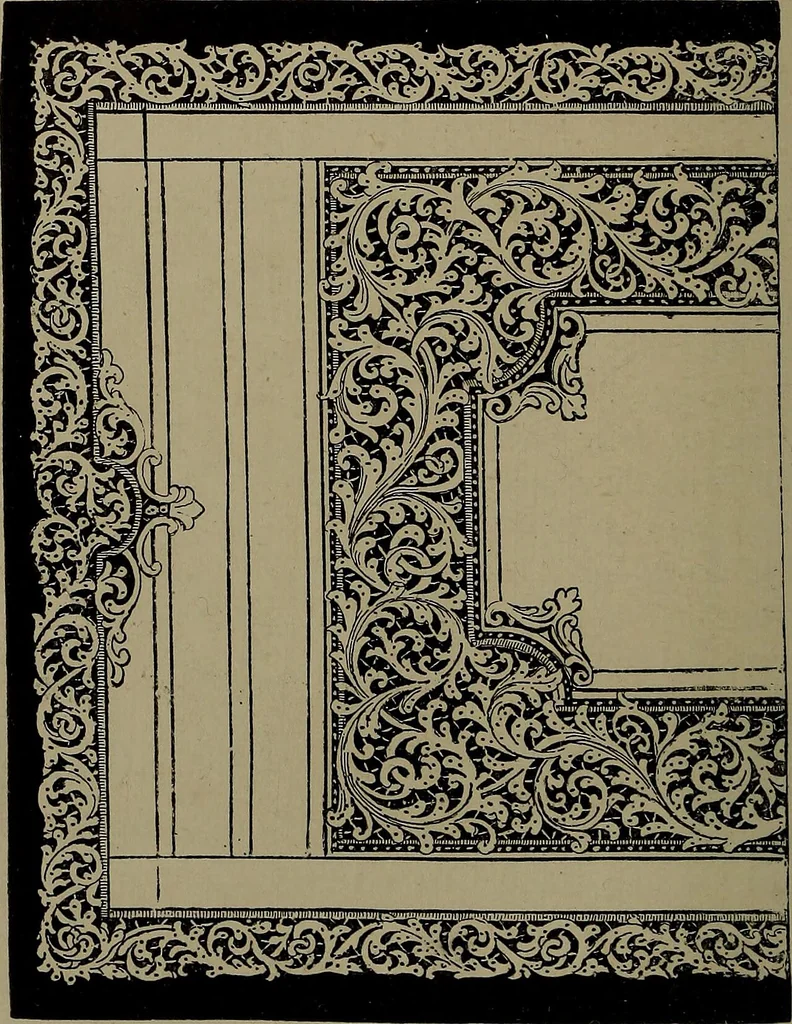 An illustration from Embroidery and lace: their manufacture and history from the remotest antiquity to the present day. A handbook for amateurs, collectors and general readers, 1888, leaf 321