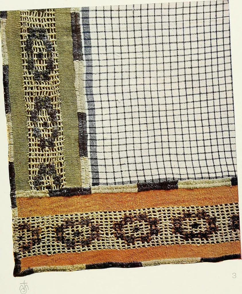 An illustration from Broderies des paysannes de Smolensk; Exécutées sous la direction de la Princesse Marie Ténichev, 1900, leaf 18