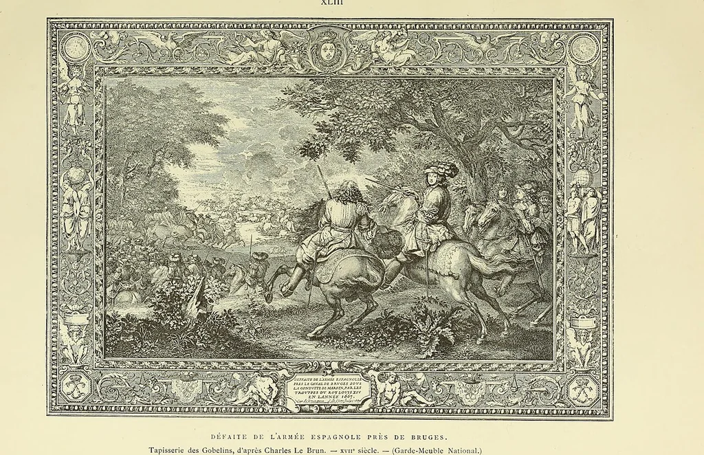 An illustration from Tapisseries, broderies et dentelles; recueil de modeles anciens et modernes, 1890, leaf 149