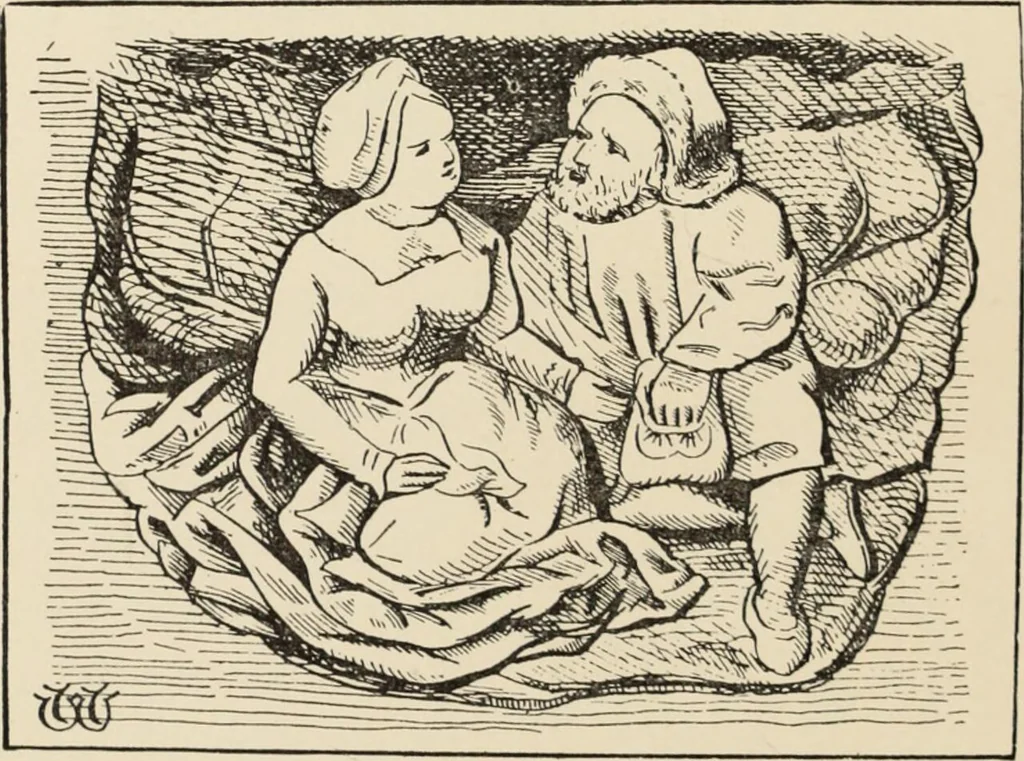An illustration from The grotesque in church art, 1899, leaf 124