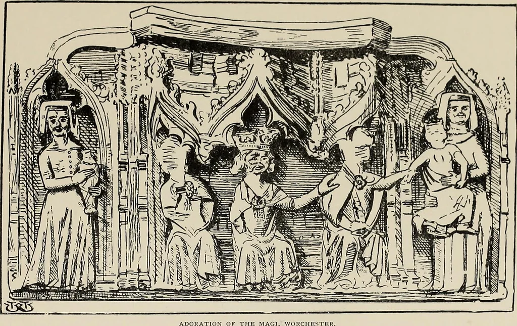 An illustration from The grotesque in church art, 1899, leaf 131