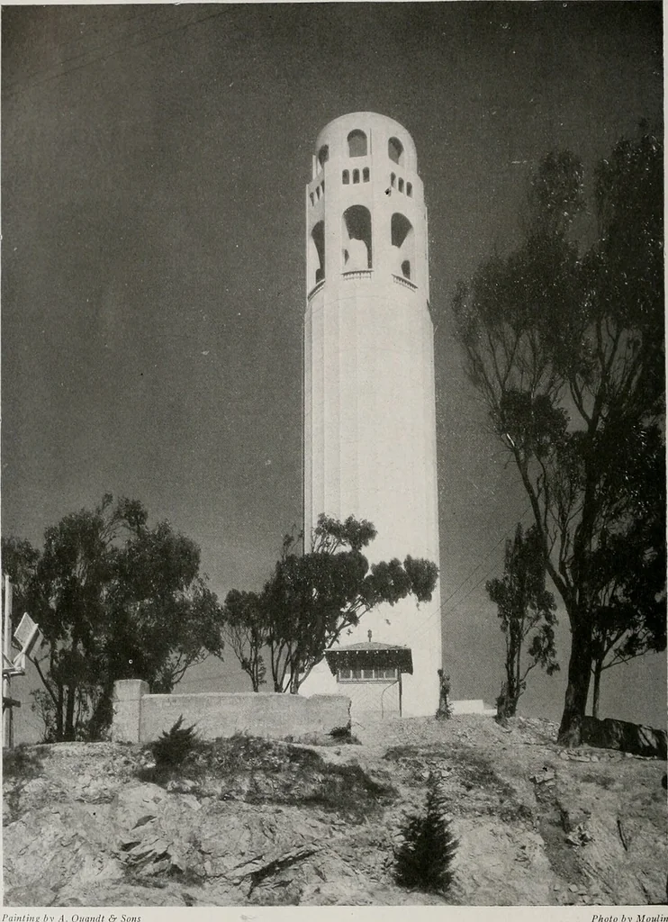 An illustration from Architect and engineer, 1905, leaf 157