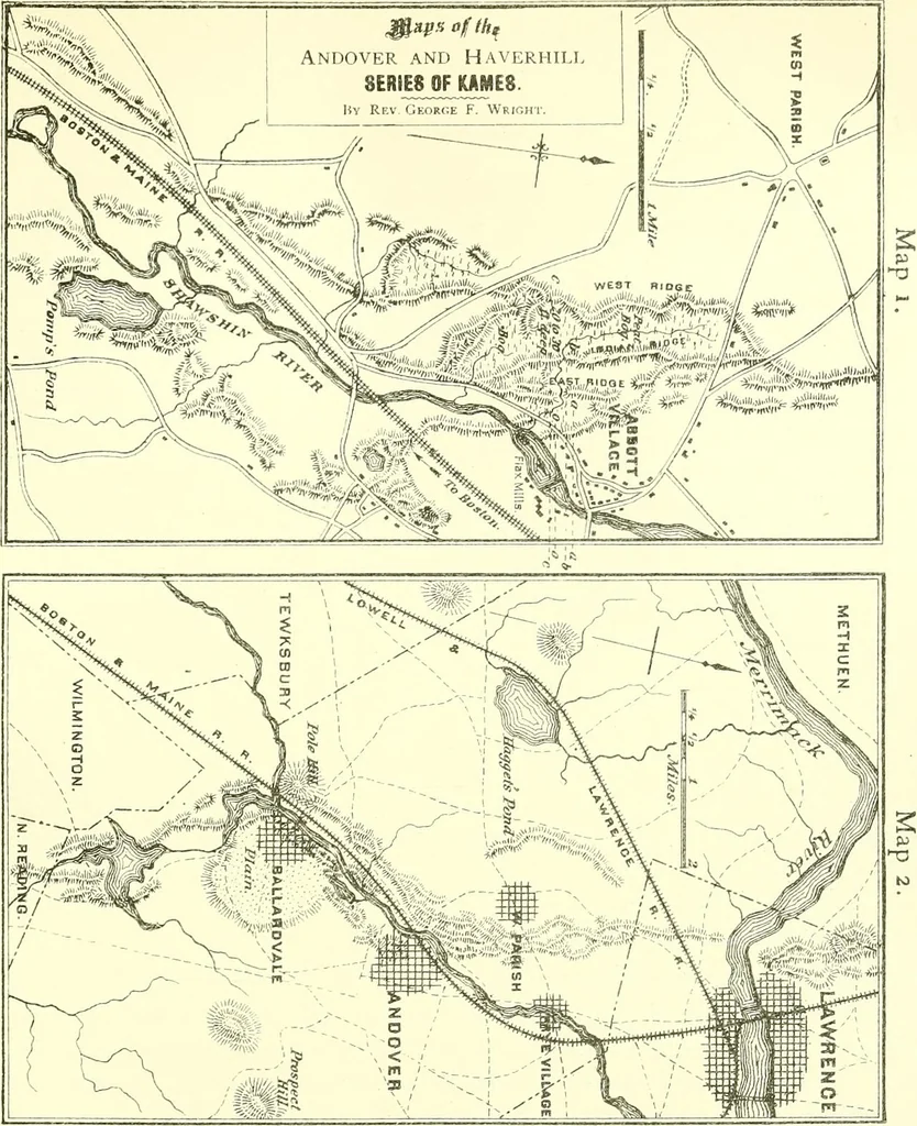 An illustration from The geology of New Hampshire : a report comprising the results of explorations ordered by the legislature, 1874, leaf 195