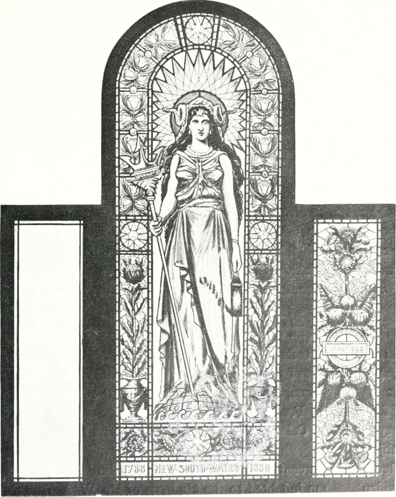 An illustration from The Australian flora in applied art, 1915, leaf 104