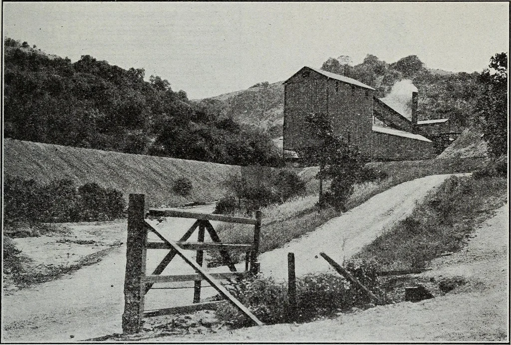 An illustration from Report of the State Mineralogist, 1892, leaf 242