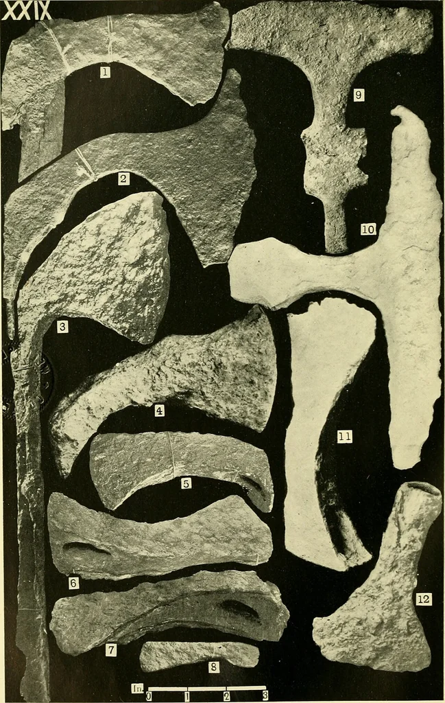 An illustration from The arts in early England, 1903, leaf 335