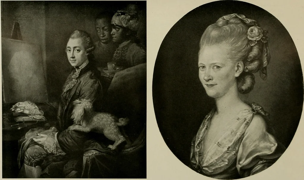 An illustration from Deutsches barock und rokoko : herausgegeben im anschluss an die Jahrhundert-ausstellung deutscher kunst 1650-1800, Darmstadt, 1914, 1914, leaf 227