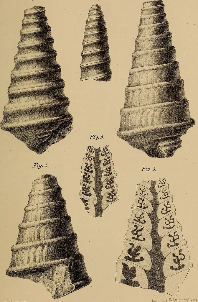 An illustration from Sitzungsberichte der Kaiserlichen Akademie der Wissenschaften. Mathematisch-Naturwissenschaftliche Classe, 1852, leaf 410