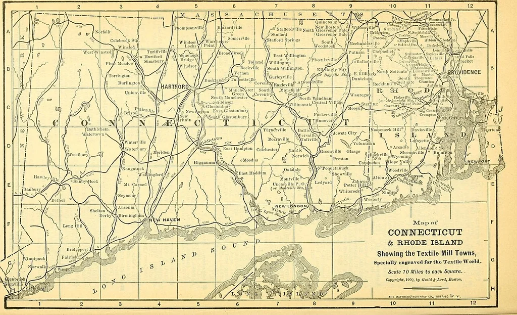 An illustration from Official American textile directory; containing reports of all the textile manufacturing establishments in the United States and Canada, together with the yarn trade index ... Comp. annually by the Textile world journal, 1906, leaf 327