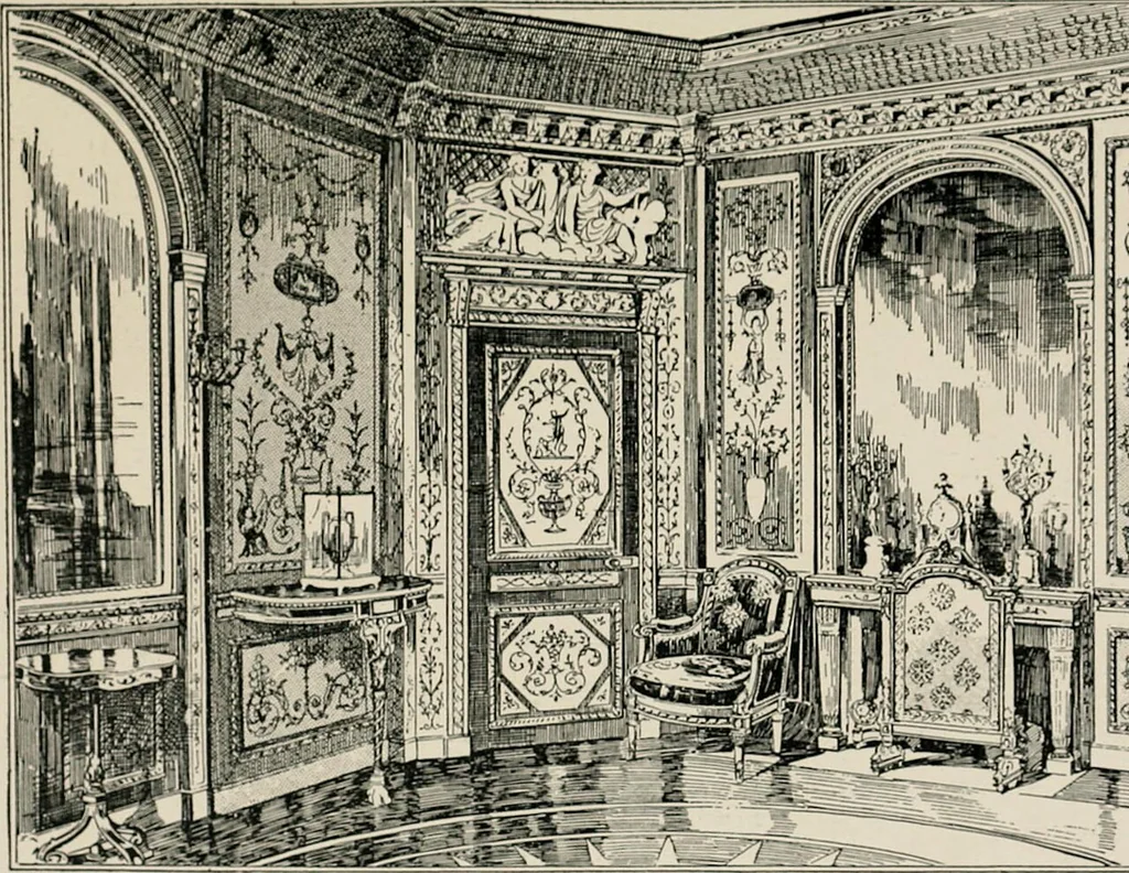 An illustration from The decorative periods, 1906, leaf 205