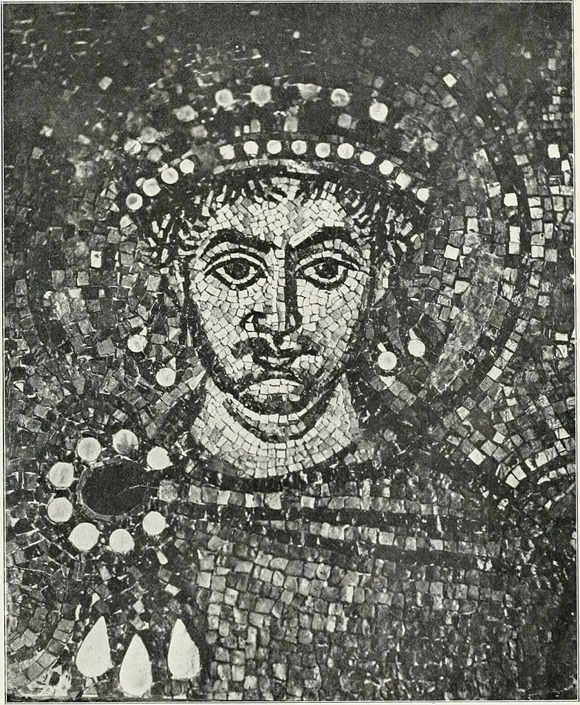 An illustration from Die Mosaiken der Christlichen Ära. 1. t: Die Wandmosaiken von Ravenna, 1905, leaf 352
