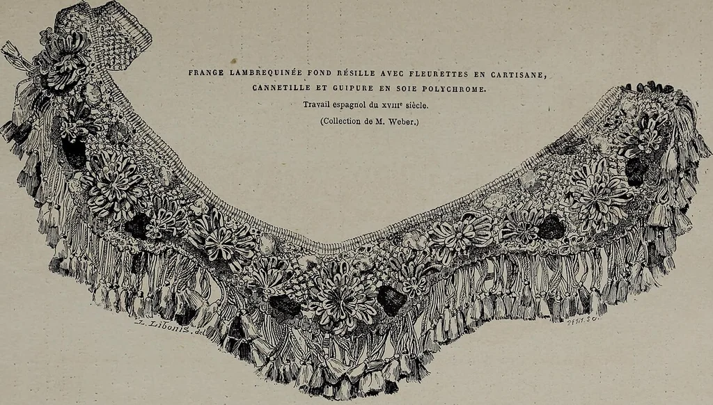 An illustration from Histoire du tissu ancien à l'exposition de l'Union centrale des arts décoratifs, 1883, leaf 65