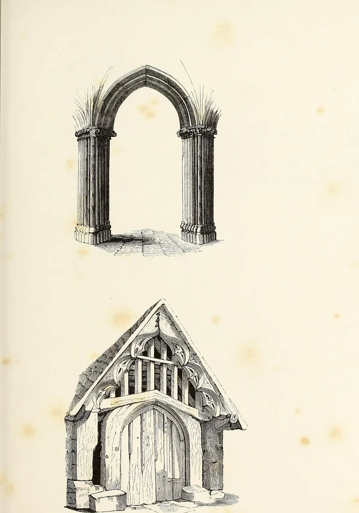 An illustration from The progressive drawing-book : containing a series of easy and comprehensive lessons for drawing landscape, architecture, the human figure, shipping, and animals, &c. without the aid of a master : also, a complete treatise on perspective, with nearly three hundred engravings, 1853, leaf 158