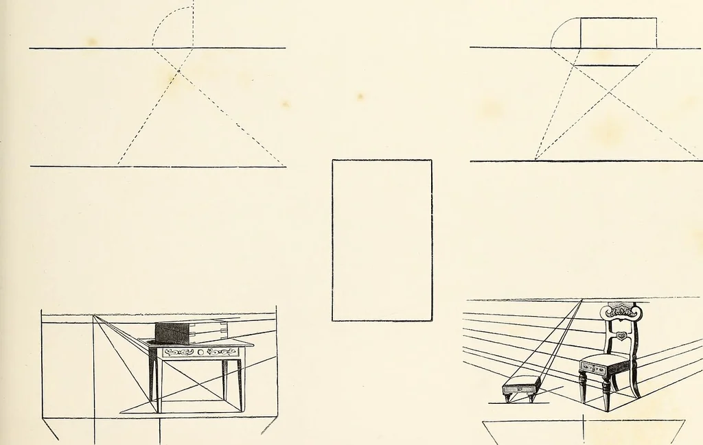 An illustration from The progressive drawing-book : containing a series of easy and comprehensive lessons for drawing landscape, architecture, the human figure, shipping, and animals, &c. without the aid of a master : also, a complete treatise on perspective, with nearly three hundred engravings, 1853, leaf 218