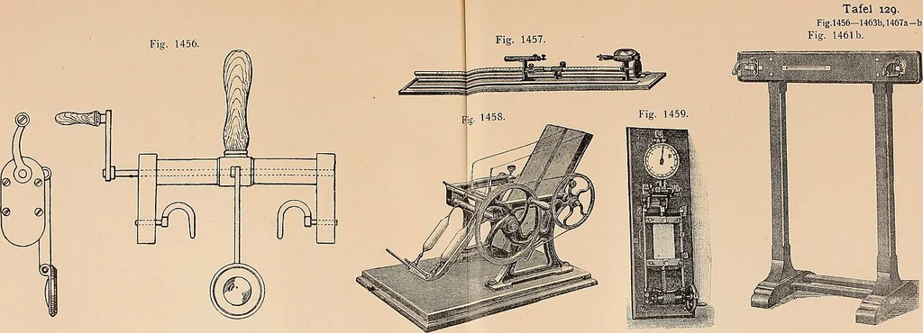 An illustration from Ausführliches Handbuch der Weberei. Ein Lehr- und Hilfsbuch für Fabrikanten, Weber und Webschüler, 1909, leaf 141