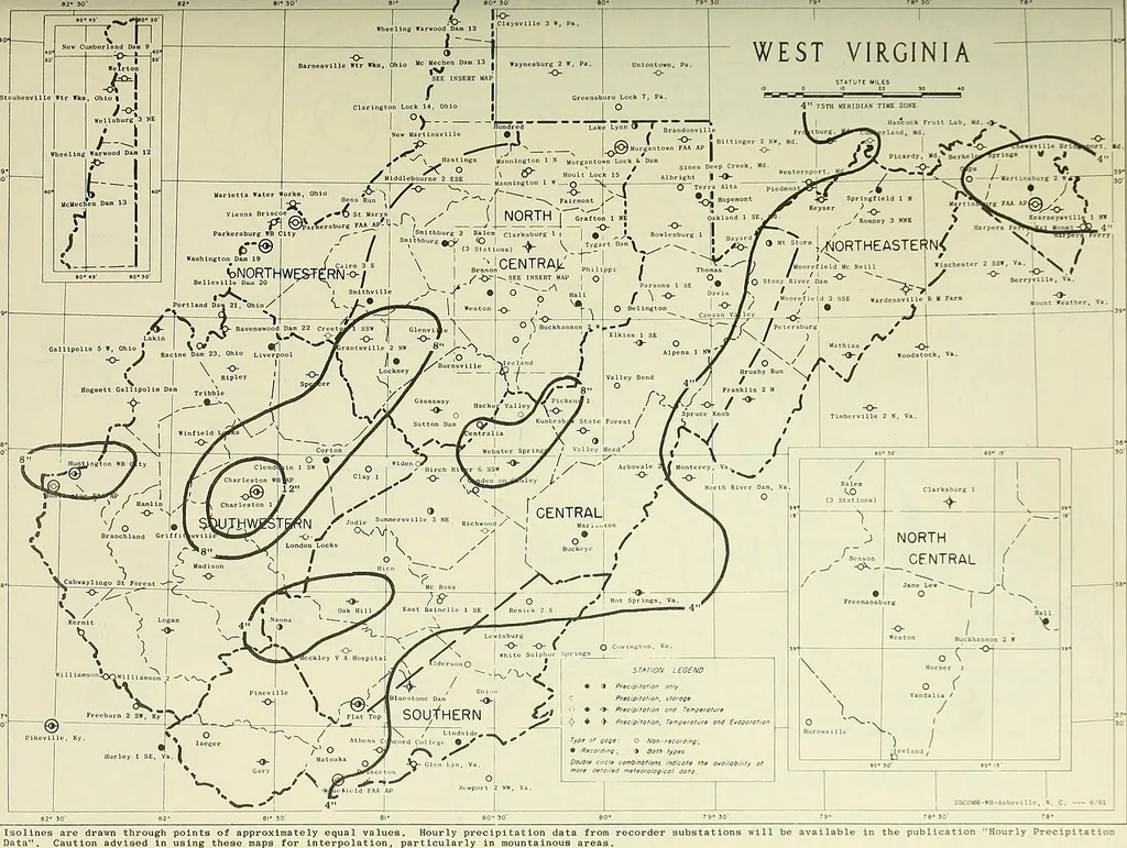 An illustration from Climatological data, West Virginia, 1898, leaf 110