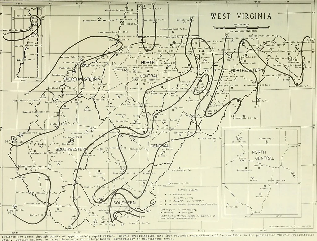 An illustration from Climatological data, West Virginia, 1898, leaf 148
