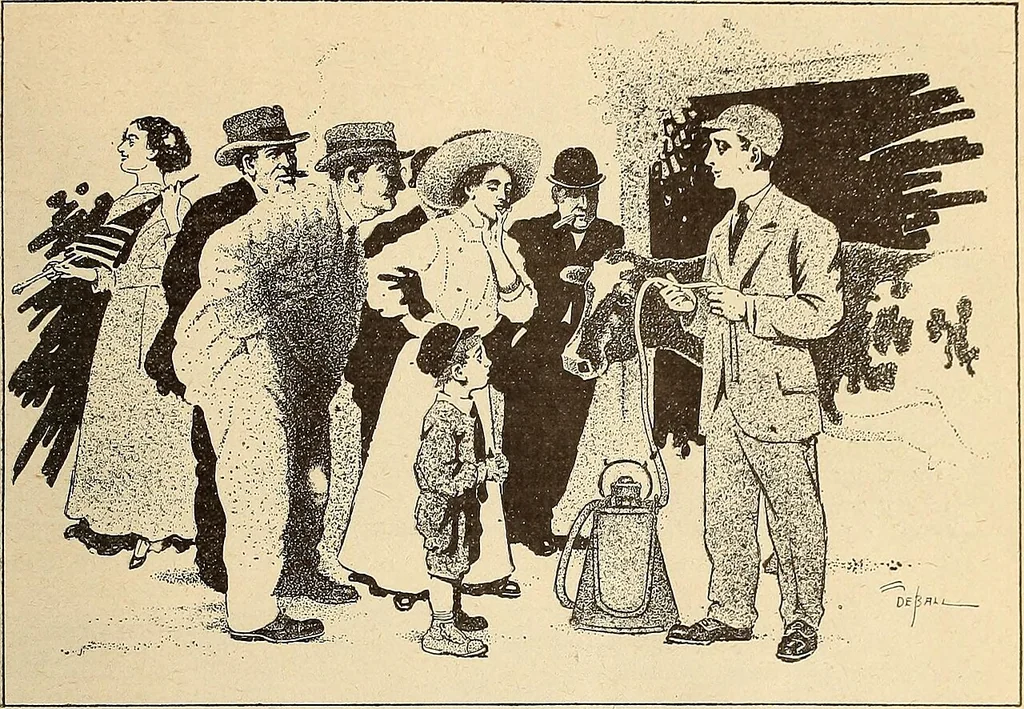 An illustration from Popular electricity magazine in plain English, 1912, leaf 400