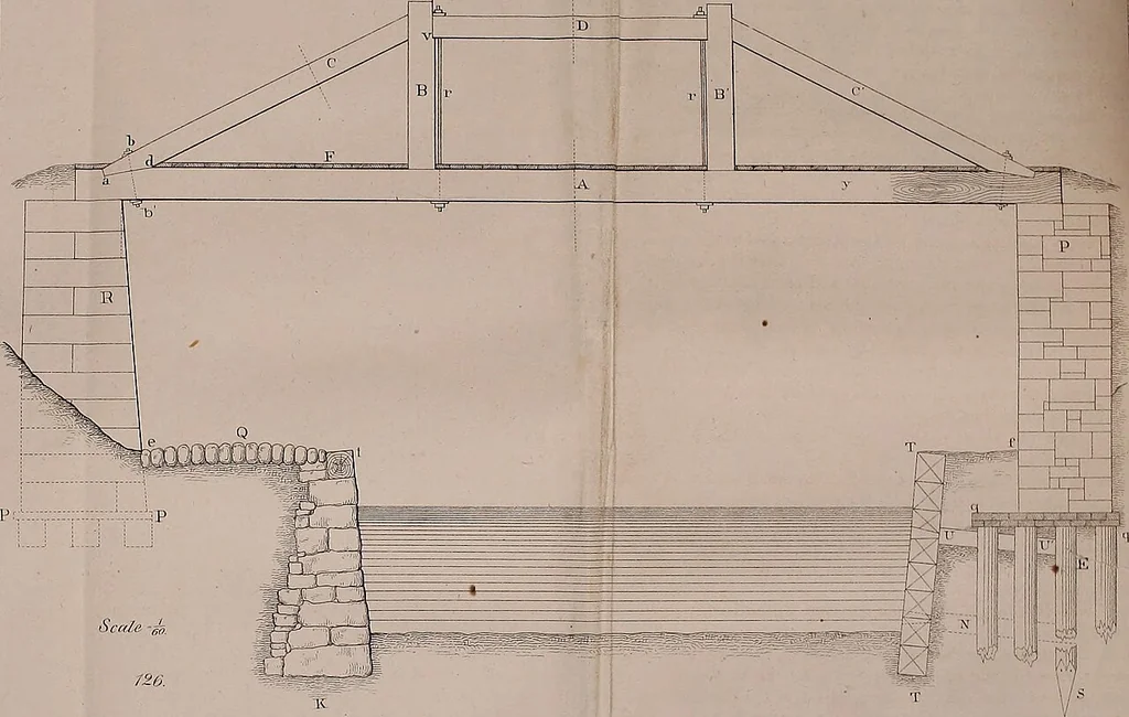 An illustration from A manual of elementary geometrical drawing, involving three dimensions. Designed for use in high schools, academies, engineering schools, etc. : and for the self-instruction of inventors,artizans, etc. ... In five divisions .., 1867, leaf 158
