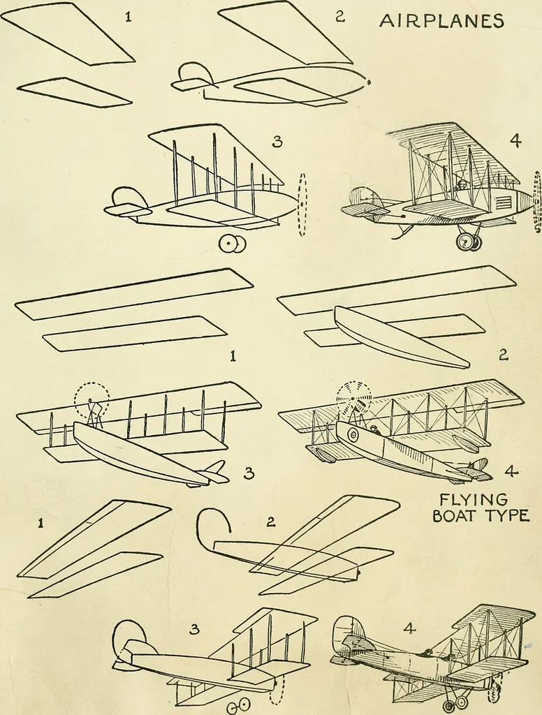 An illustration from Drawing made easy : a helpful book for young artists; the way to begin and finish your sketches, clearly shown step by step, 1921, leaf 89