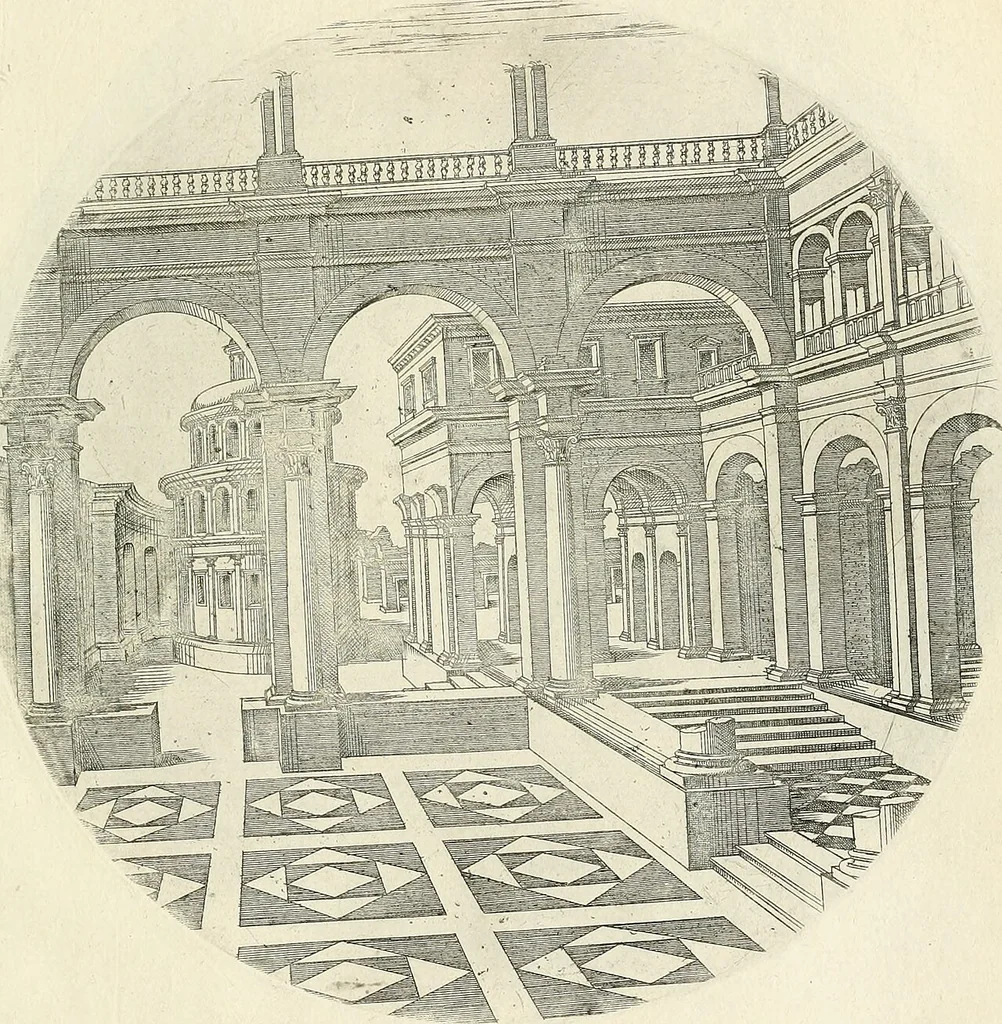 An illustration from (Six suites of engravings), 1549, leaf 212