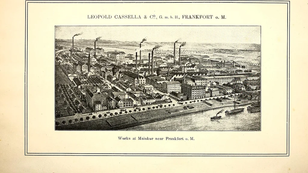 An illustration from The dyeing of leather with the dyestuffs of Cassella Color Company, 1910, leaf 7