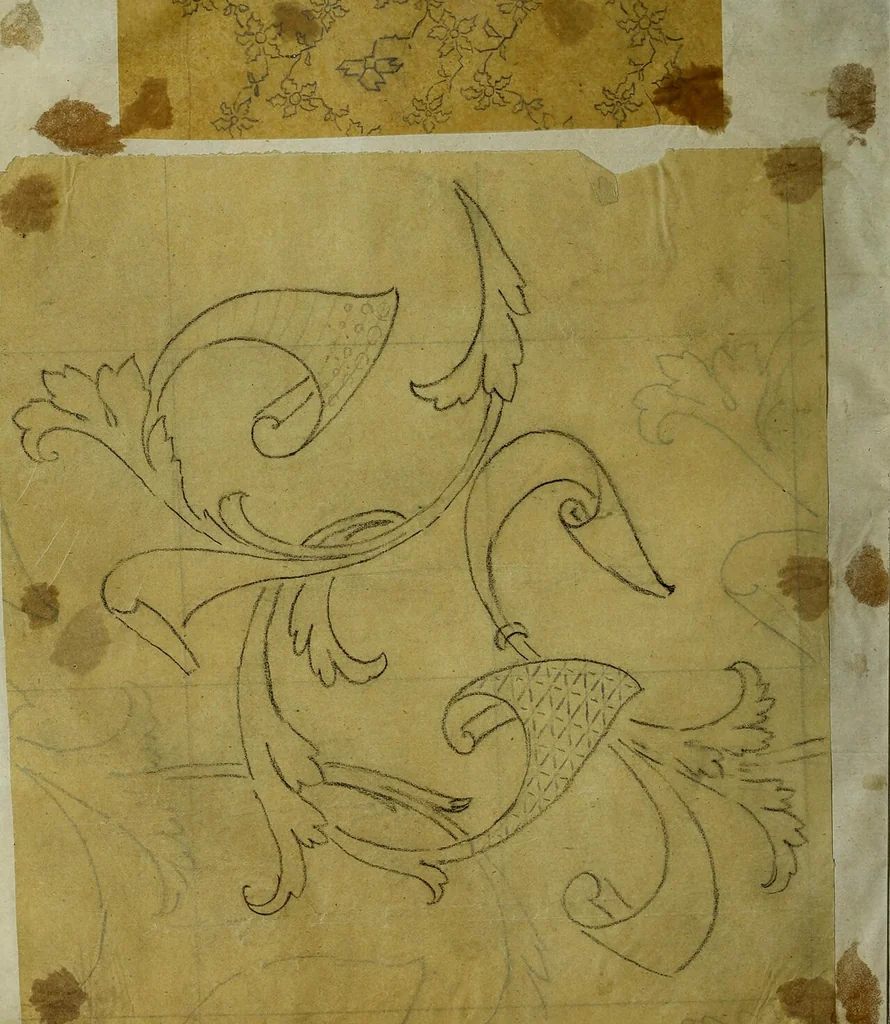 An illustration from (Design tracings, 1875, leaf 47