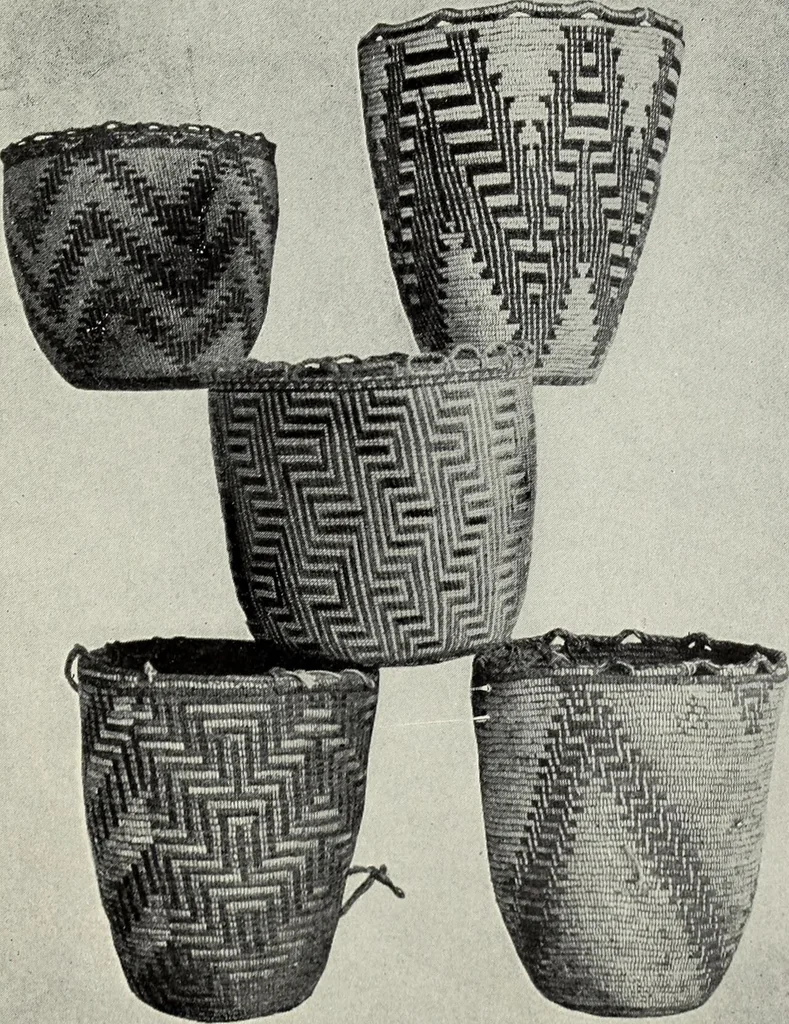 An illustration from How to make baskets, 1911, leaf 236
