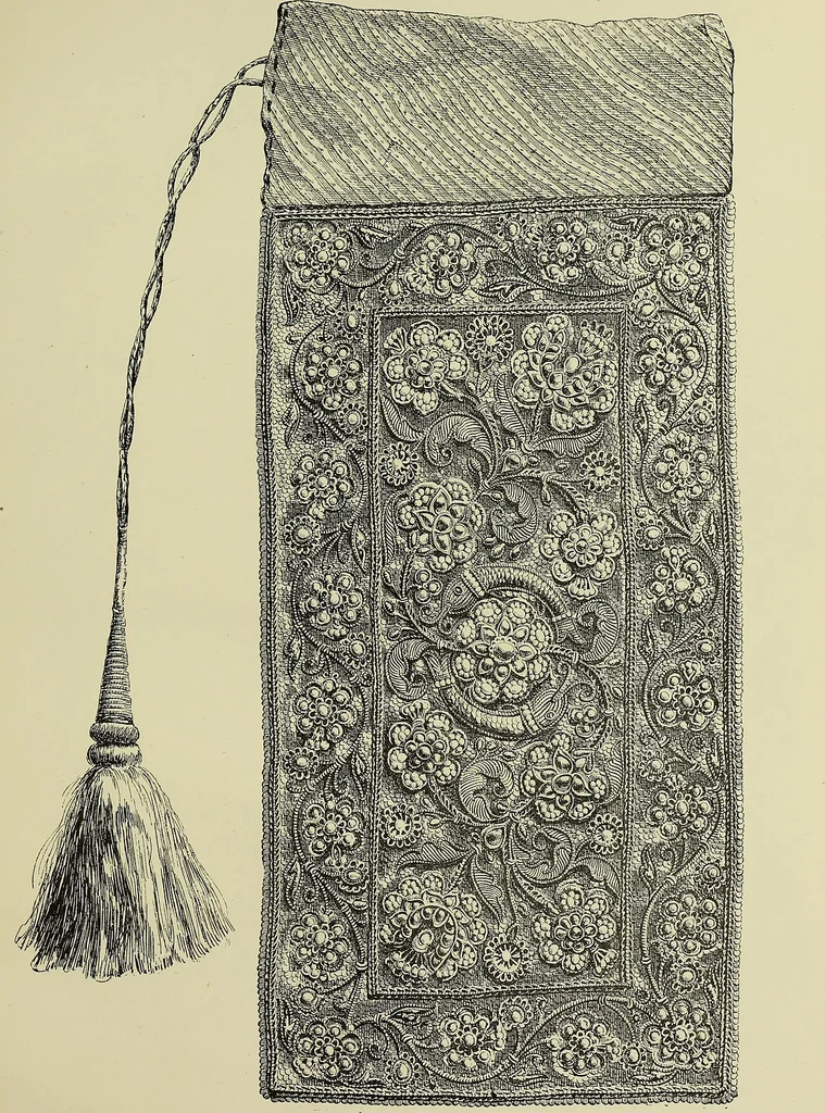 An illustration from Tapisseries, broderies et dentelles; recueil de modeles anciens et modernes, 1890, leaf 224