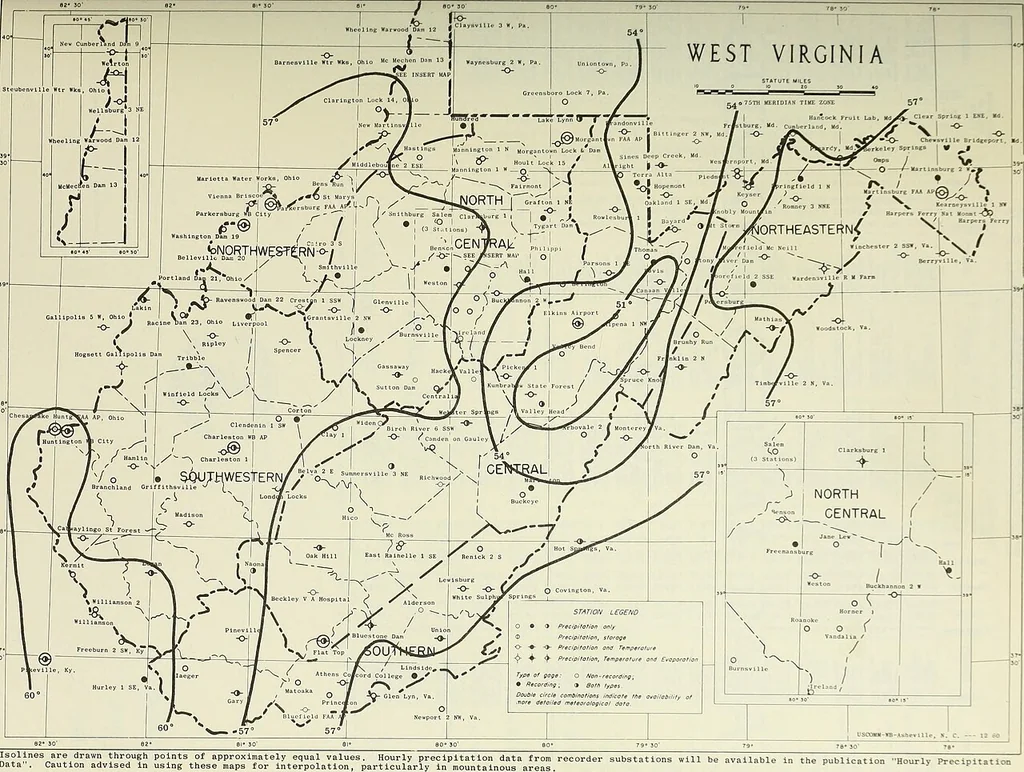 An illustration from Climatological data, West Virginia, 1898, leaf 80