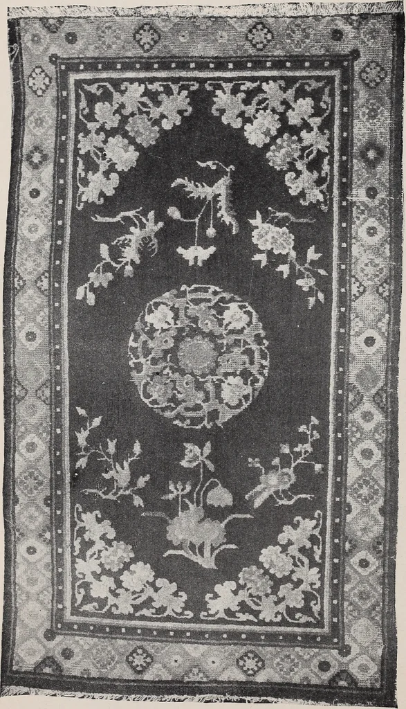 An illustration from 150 rugs from Chinese Turkestan and from China proper, in small, medium and large sizes, 1920, leaf 25