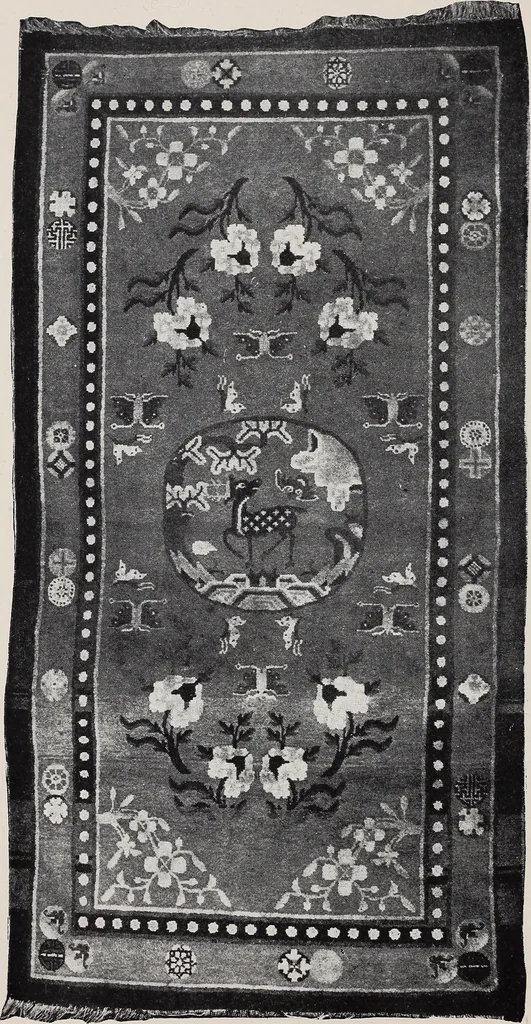 An illustration from 150 rugs from Chinese Turkestan and from China proper, in small, medium and large sizes, 1920, leaf 29