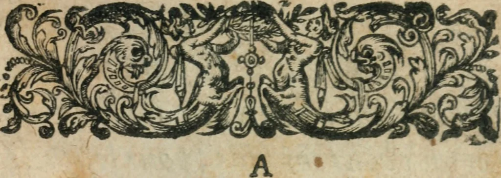 An illustration from Les oevvres morales et politiqves de Messire François Bacon, 1633, leaf 4