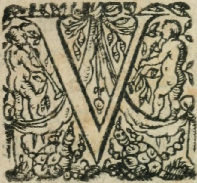 An illustration from Les oevvres morales et politiqves de Messire François Bacon, 1633, leaf 8